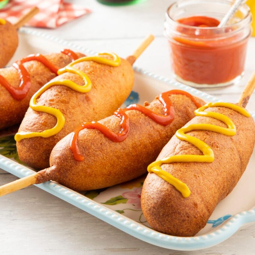 Dairy Free Corn Dogs Shawarma Time